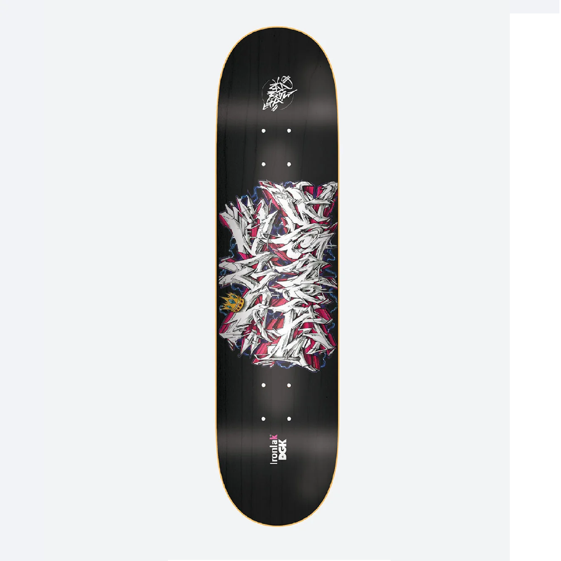 DGK Ironlak Volts Deck Black 8.5