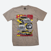 DGK Powersport Tee Washed Tan Large