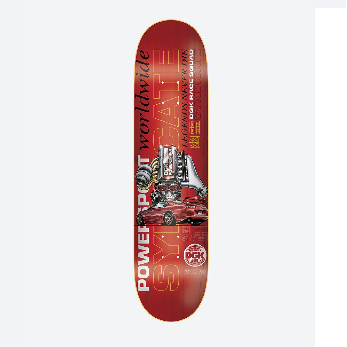 DGK Syndicate Deck Red 8.38