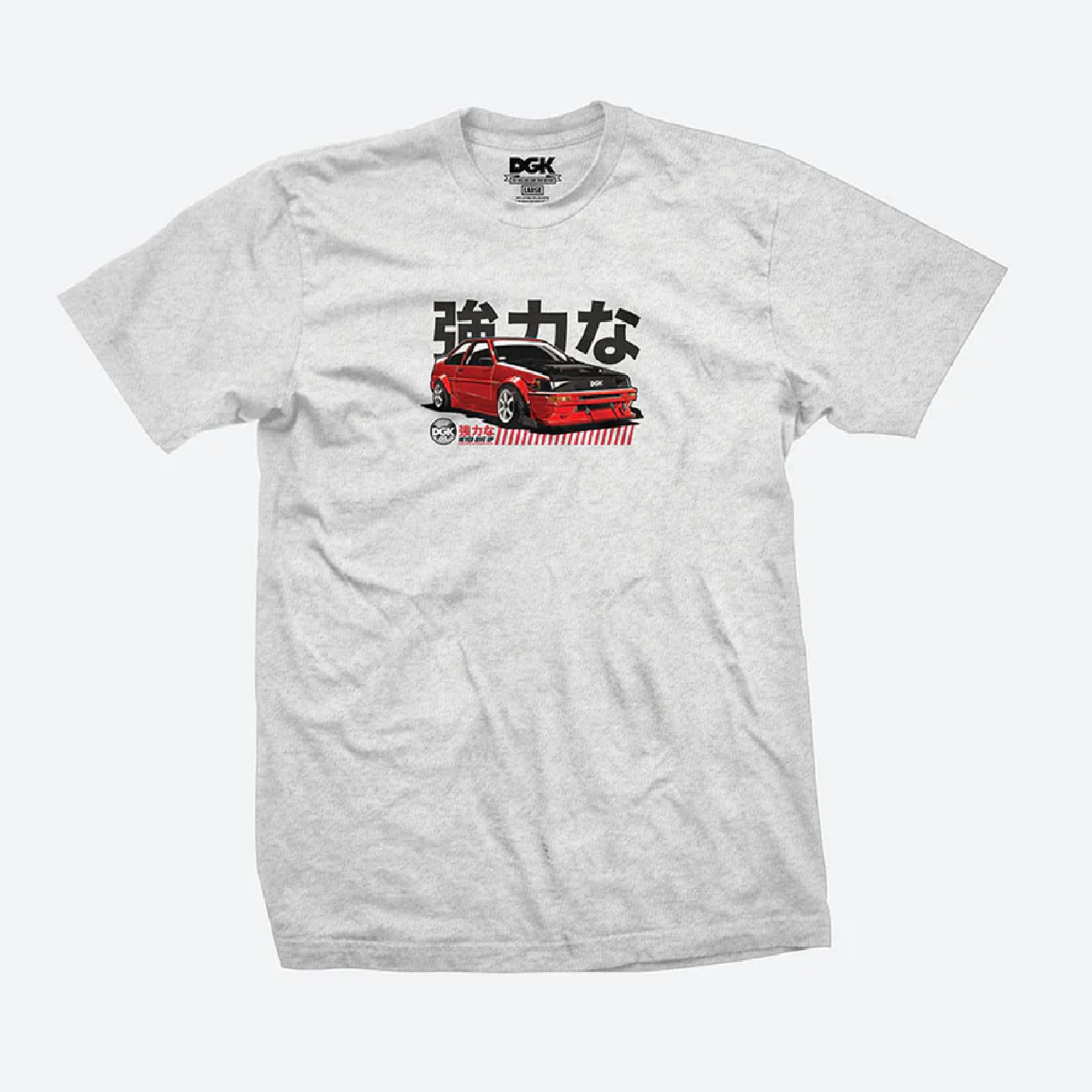 DGK Twin Cam Tee Ash Large