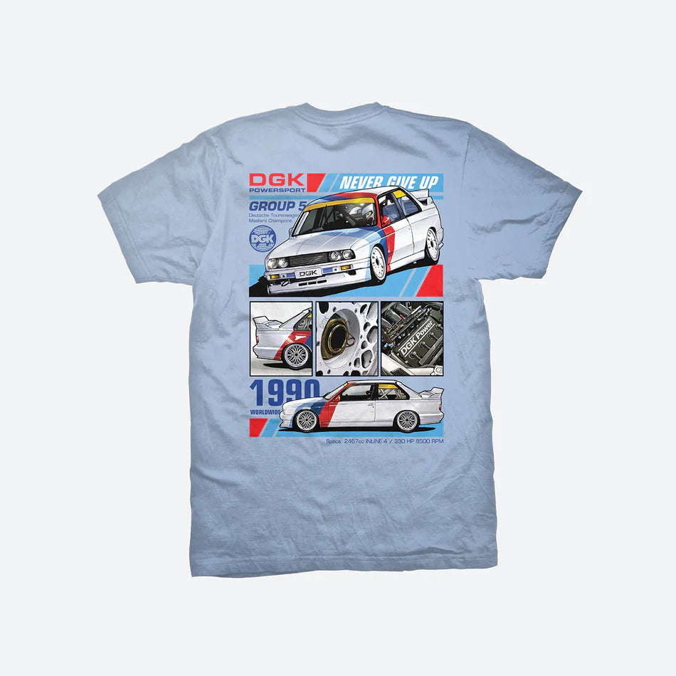 DGK Group 5 Tee Powder Blue Large