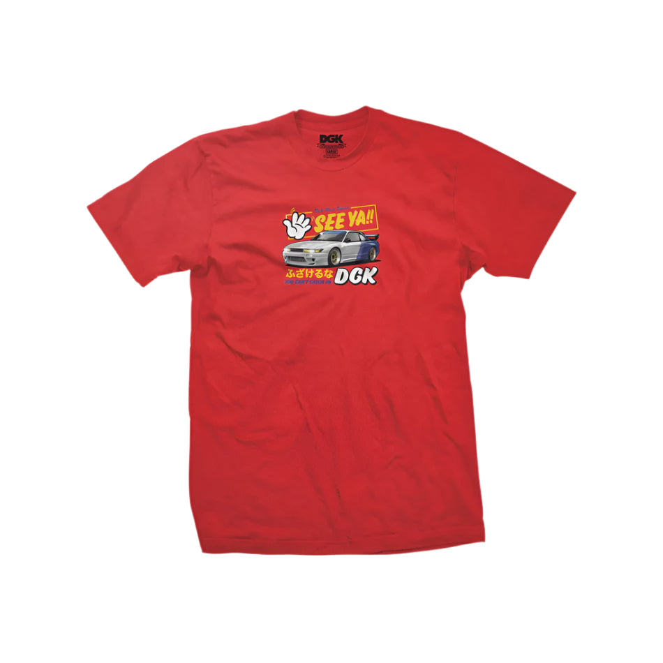 DGK See Ya Tee Red Medium