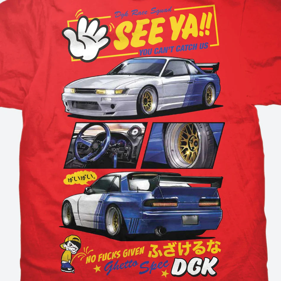 DGK See Ya Tee Red Medium