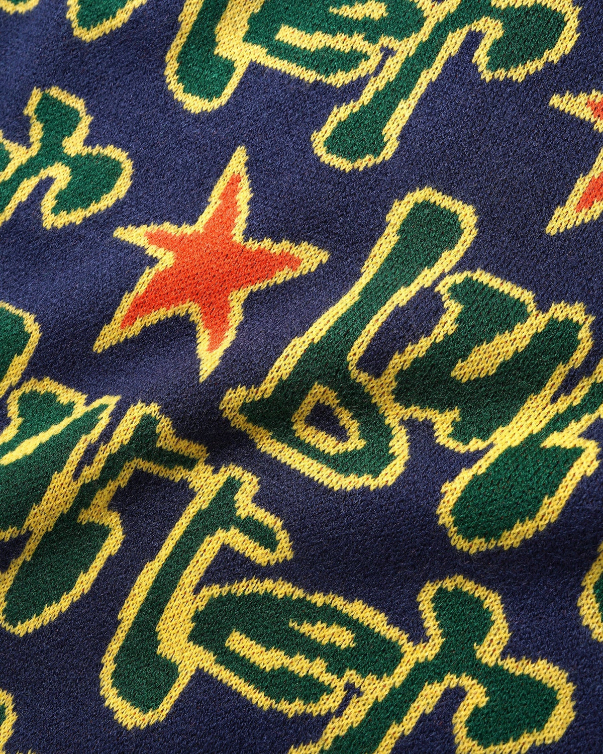 Butter Star Knit Vest Navy Large