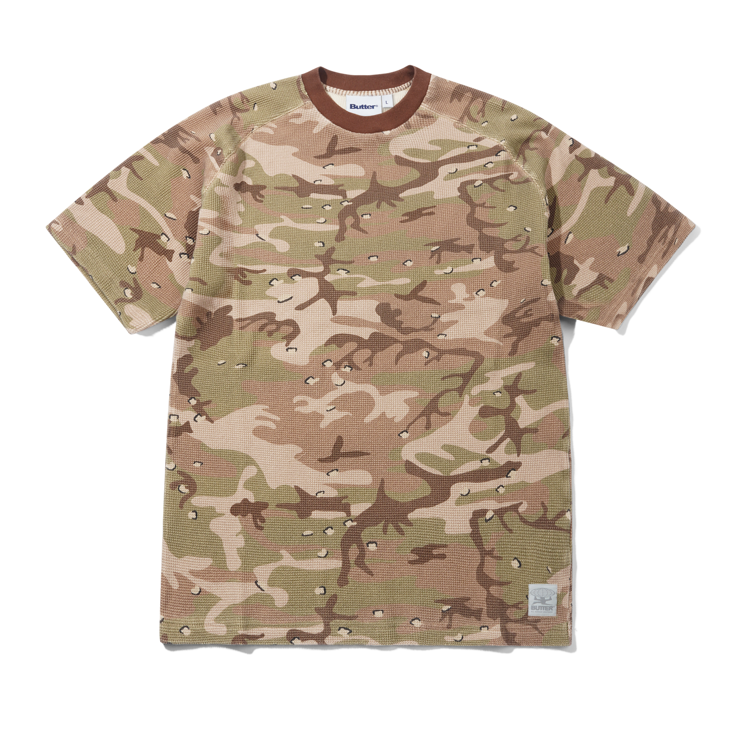 Butter Woods Camo Tee Washed Sage