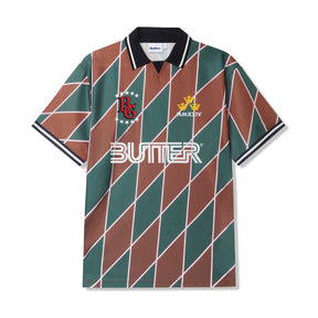 Butter Football Jersey Green/Brown Large