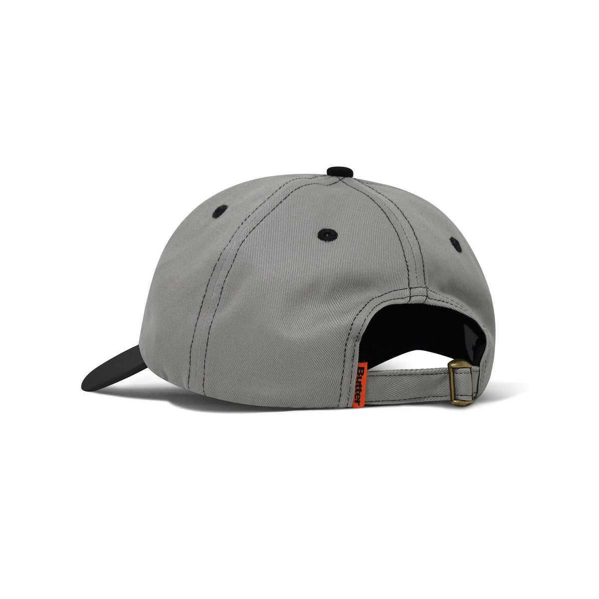 Butter Footprints 6 Panel Cap Cool Grey