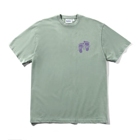 Butter Footprints Tee Dull Mint Medium