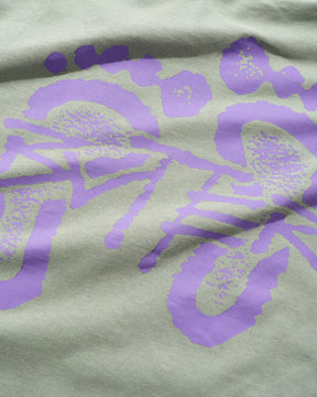 Butter Footprints Tee Dull Mint Medium