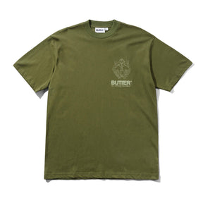 Butter Fossil Tee Moss Medium