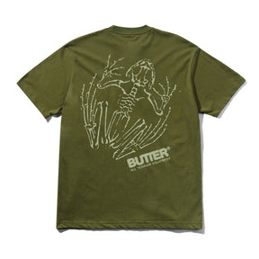 Butter Fossil Tee Moss Medium