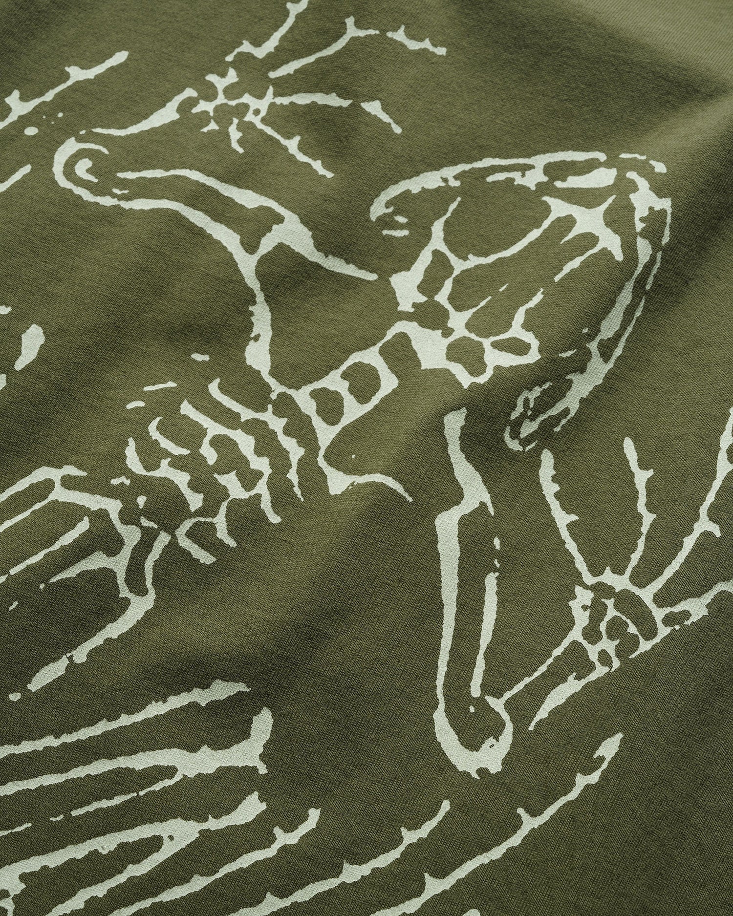 Butter Fossil Tee Moss Medium