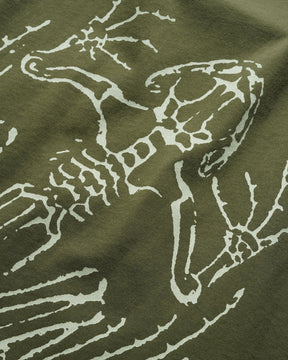 Butter Fossil Tee Moss Medium