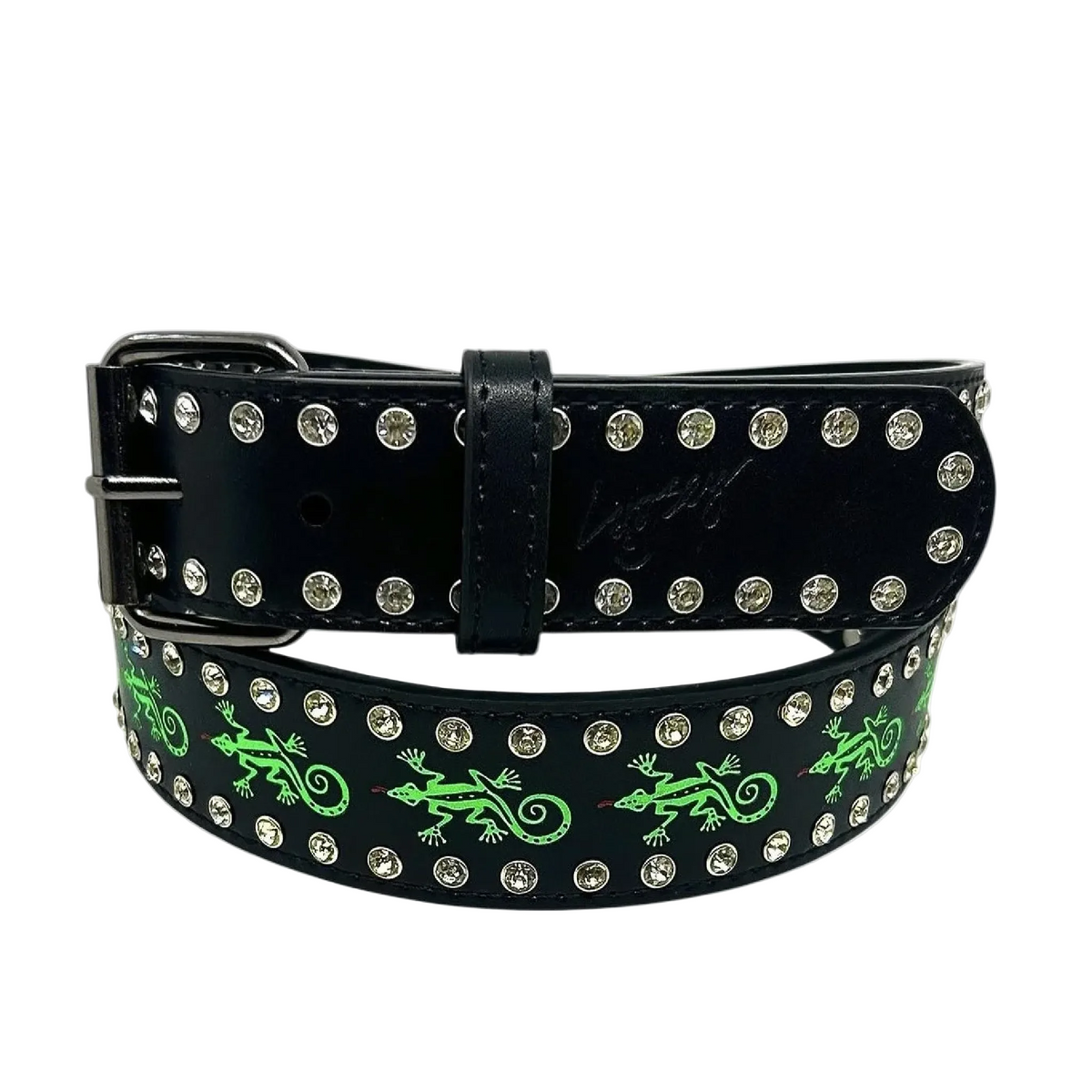 Loosey Gecko Rhinestone Belt