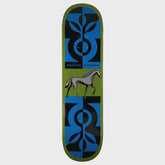 Habitat Syvanen Finnhorse Skateboard Deck - Metallic Ink -  8.125