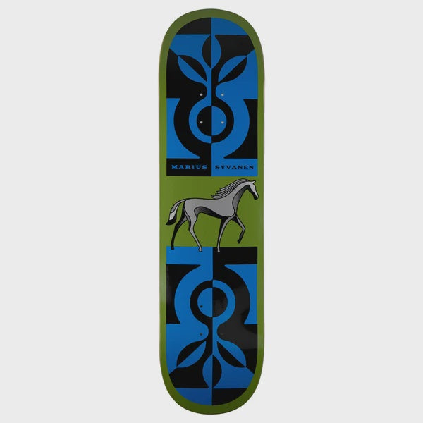 Habitat Syvanen Finnhorse Skateboard Deck - Metallic Ink -  8.125