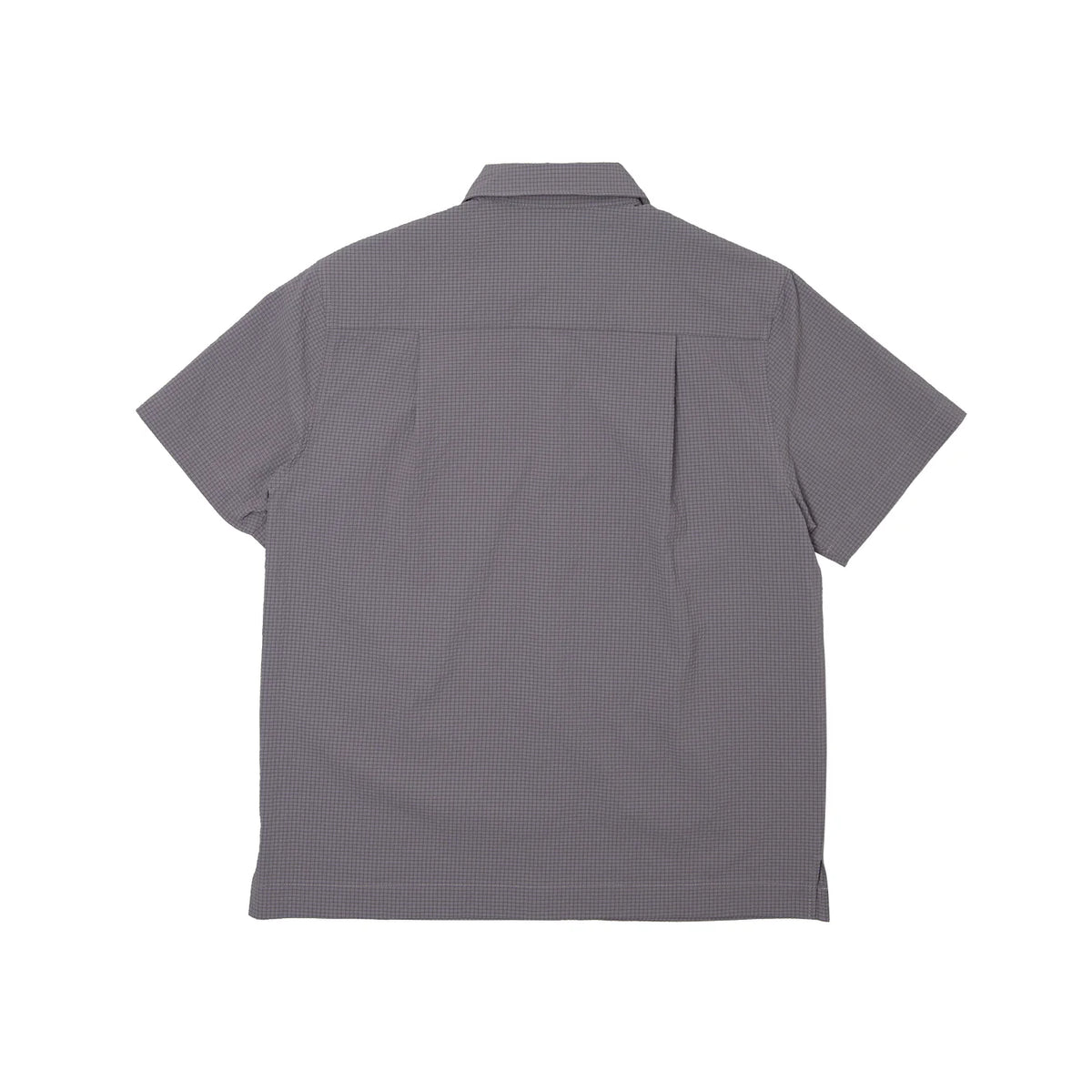 Hoddle Seer Sucker Shirt Grey Medium