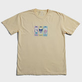 Girl Hello Kitty Rainbow Triple OG Tee Yellow Medium