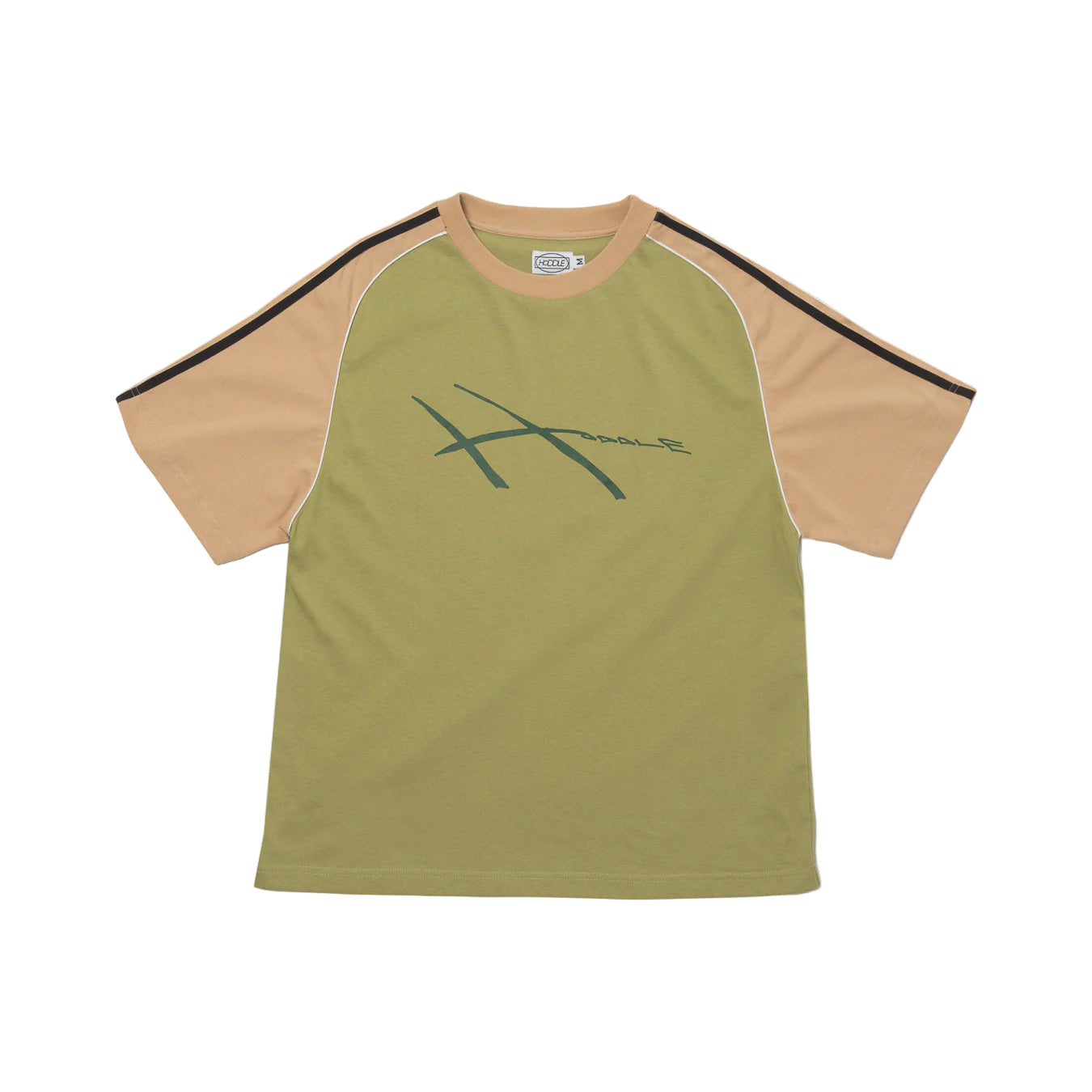 Hoddle Warped Jersey Tee Khaki XXL