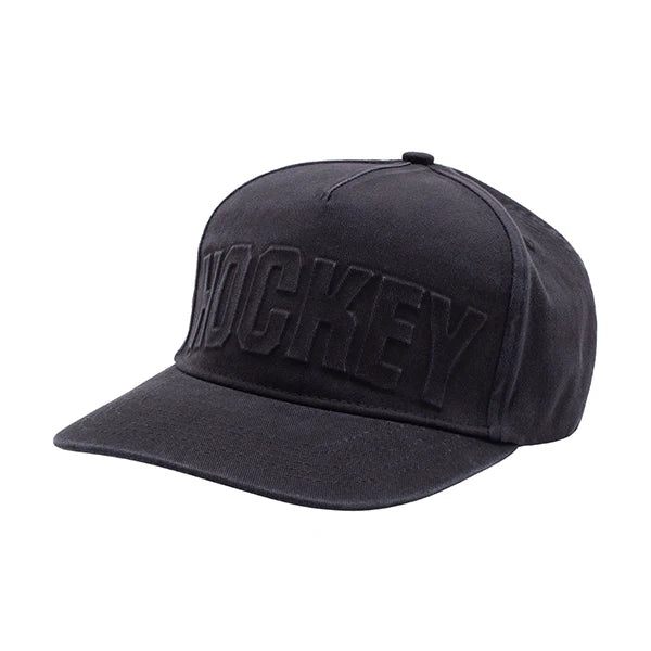 Hockey Embossed Hat Black