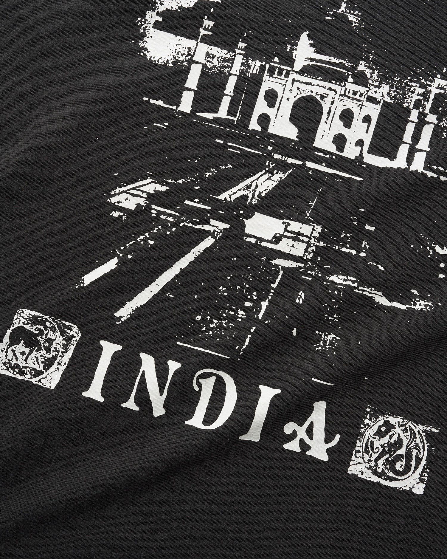 Butter India Tee Washed Black XL