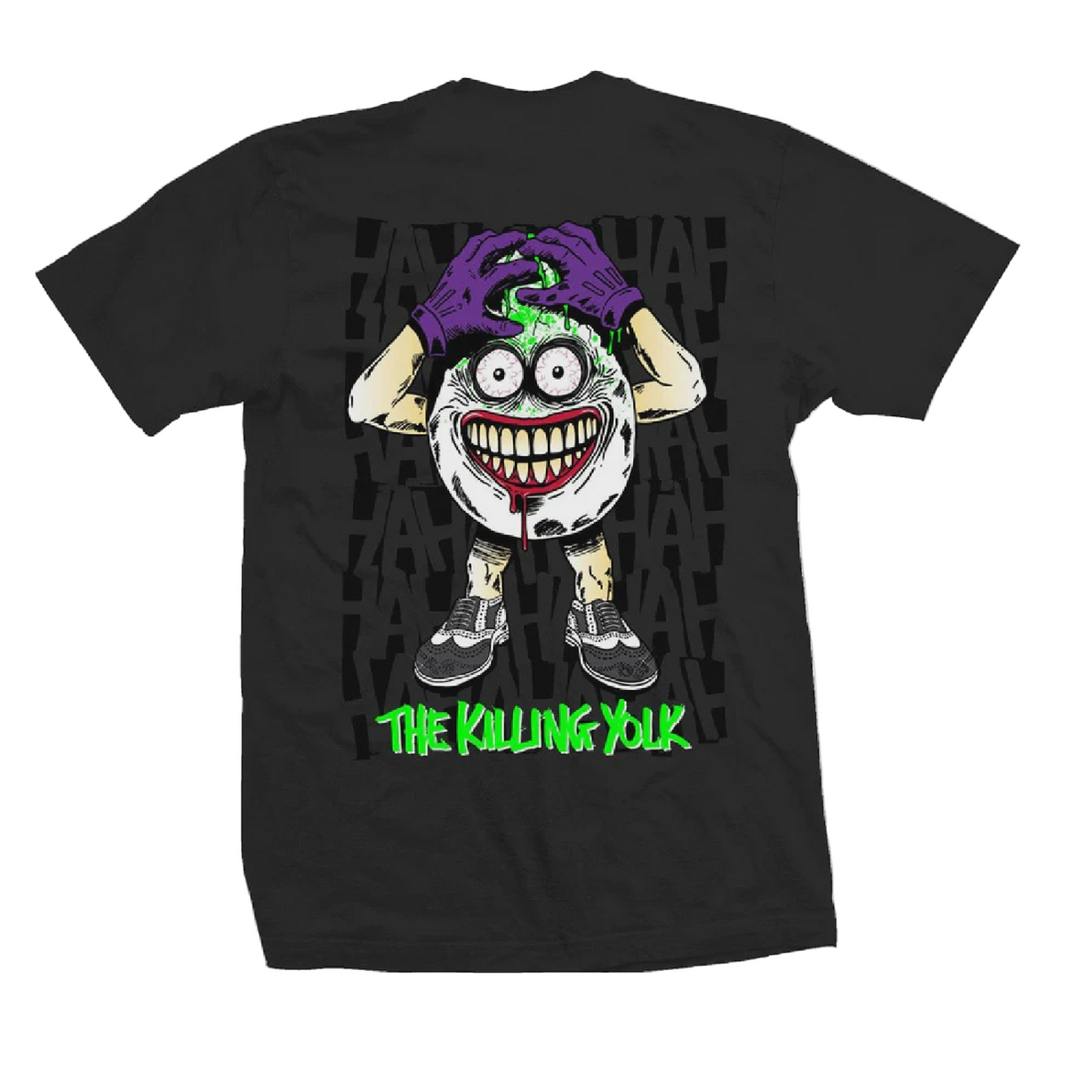 Heroin Killing Yolk  Black Tee Large