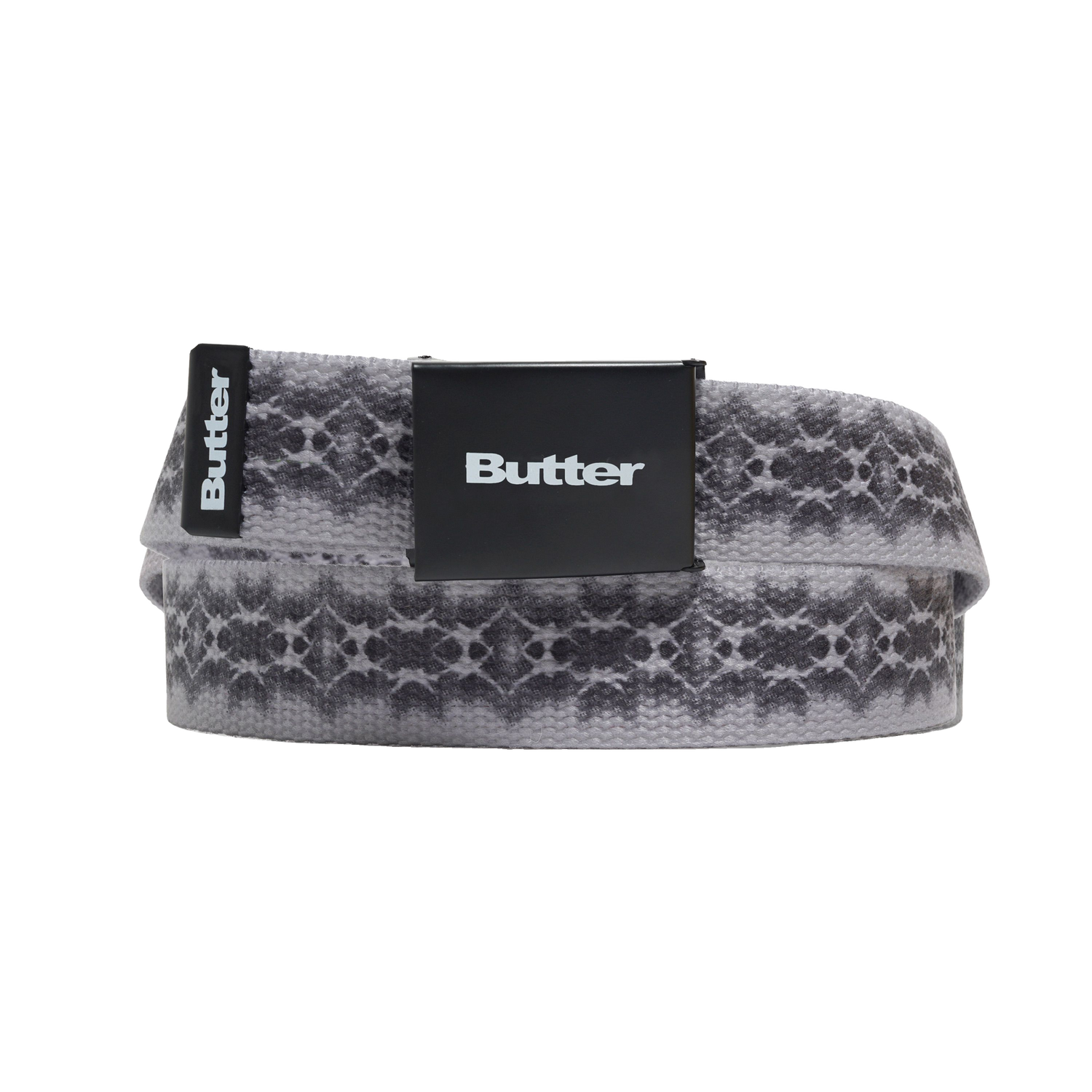 Butter Logo Woven Belt Grey