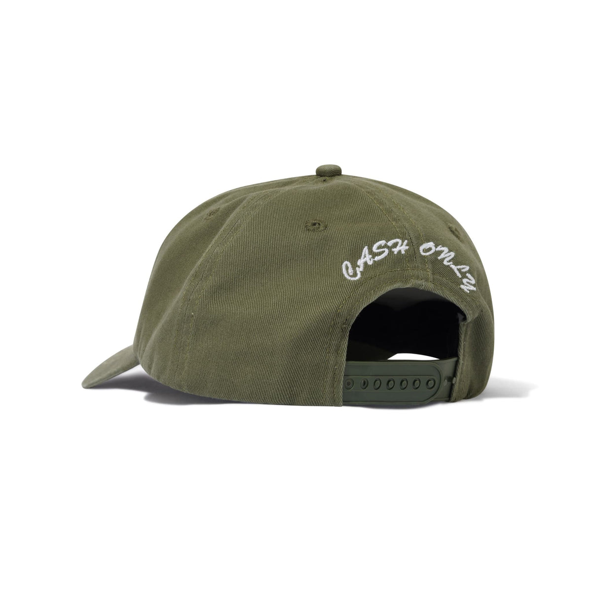 Cash Only Mobster 6 Panel Cap Army