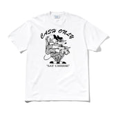 Cash Only Mobster Tee White Large