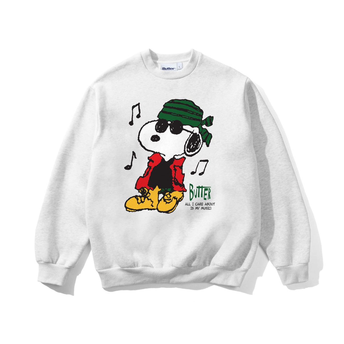 Butter Goods Peanuts Music Crewneck