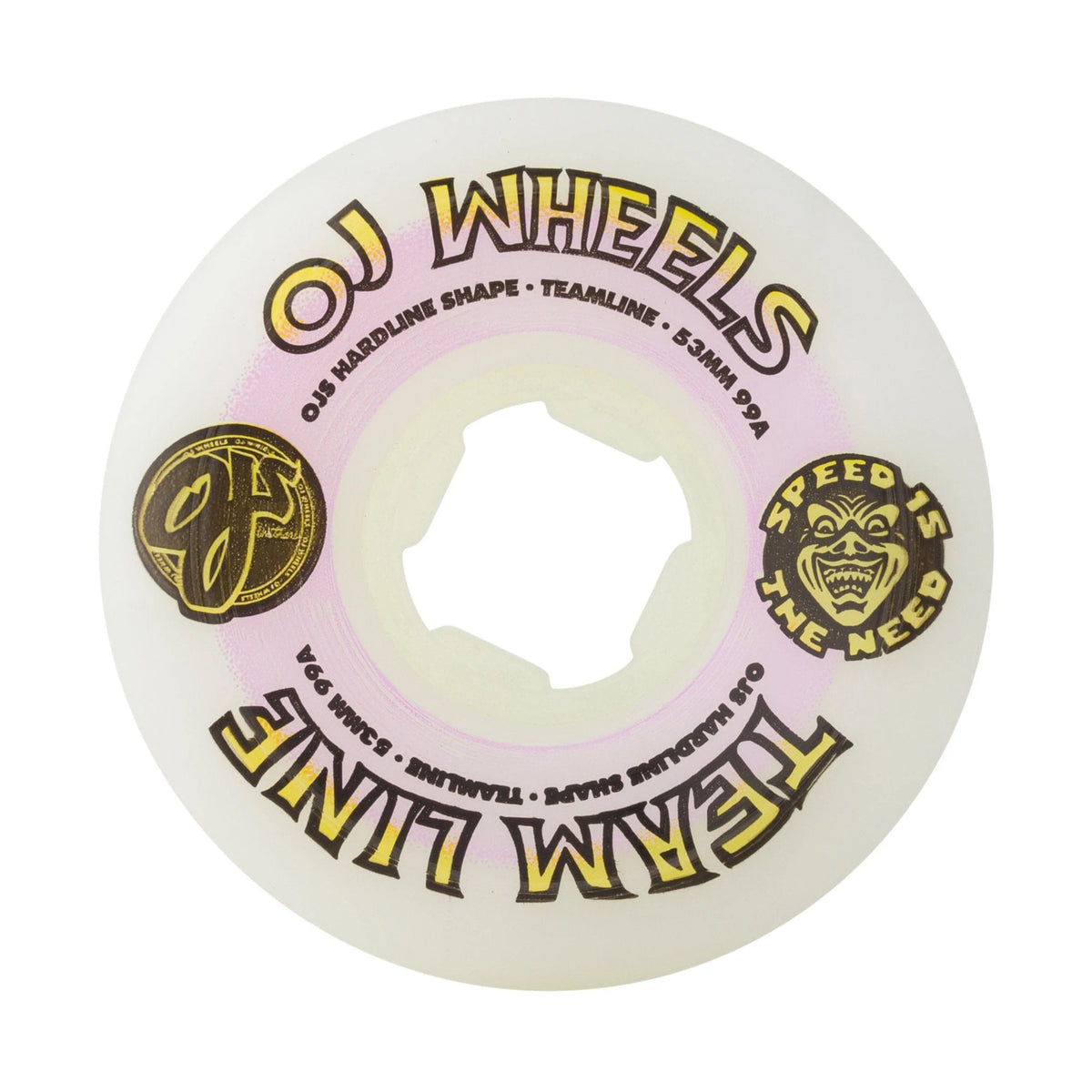 OJ Wheels Team Line Hardline Wheel 99a 53mm