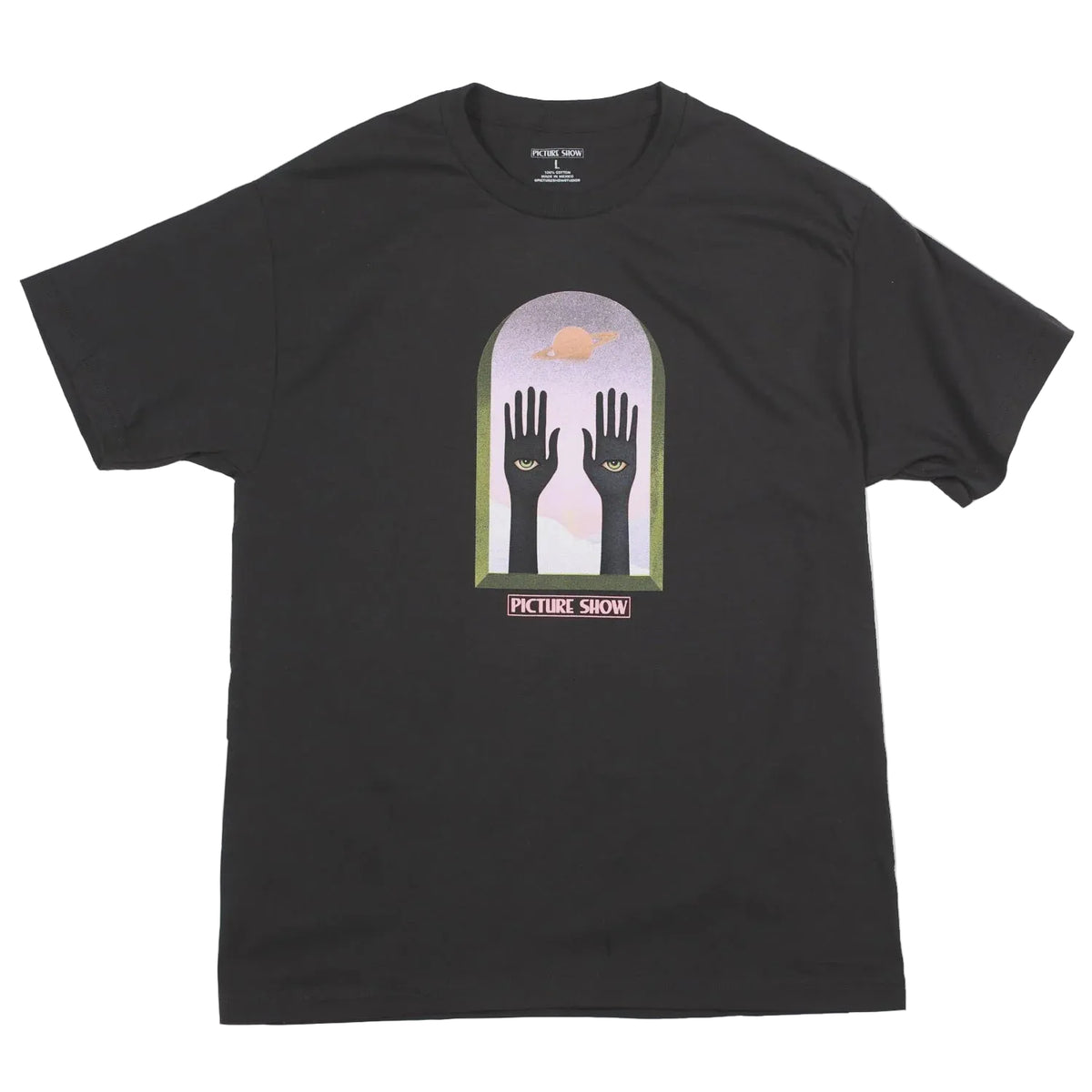 Picture Show Saturn Tee Black Medium