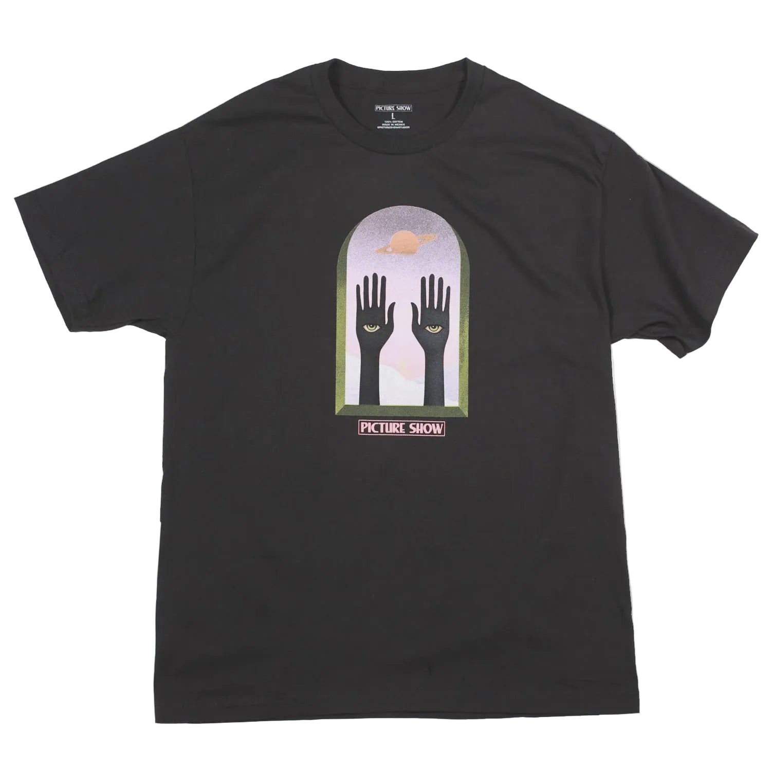 Picture Show Saturn Tee Black Medium