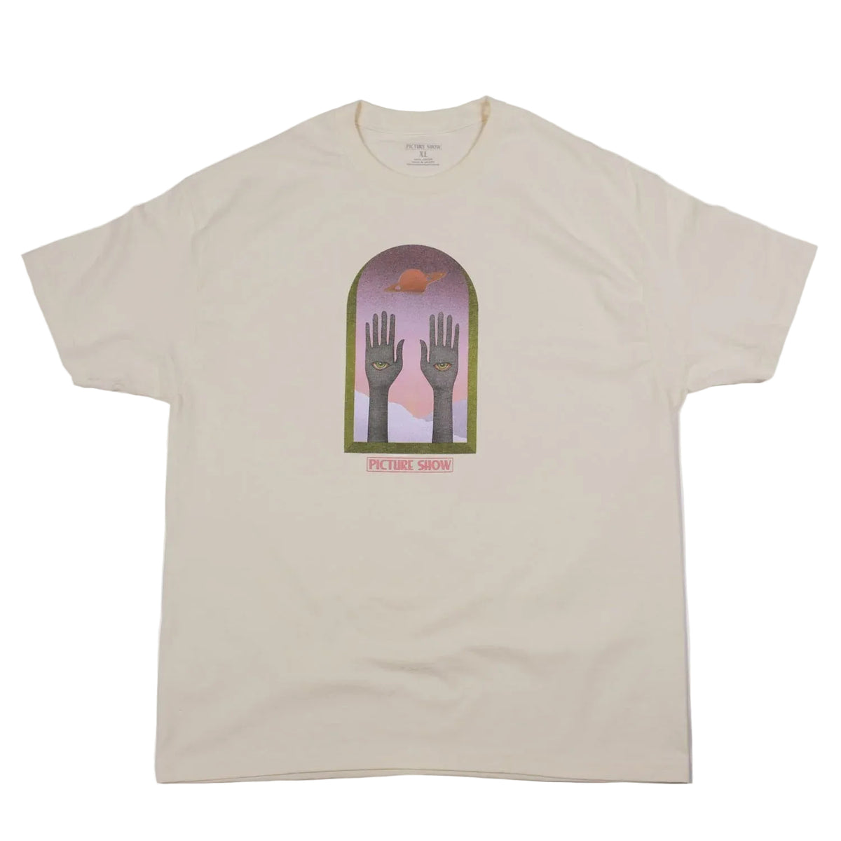 Picture Show Saturn Tee Natural Large