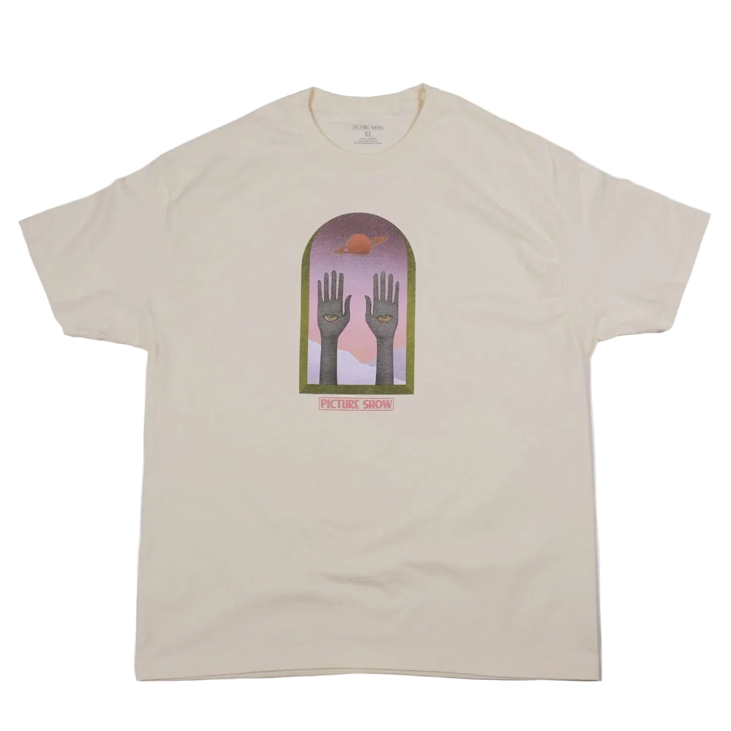 Picture Show Saturn Tee Natural Large