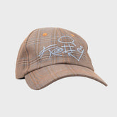 Frog Plaid G Hat Brown
