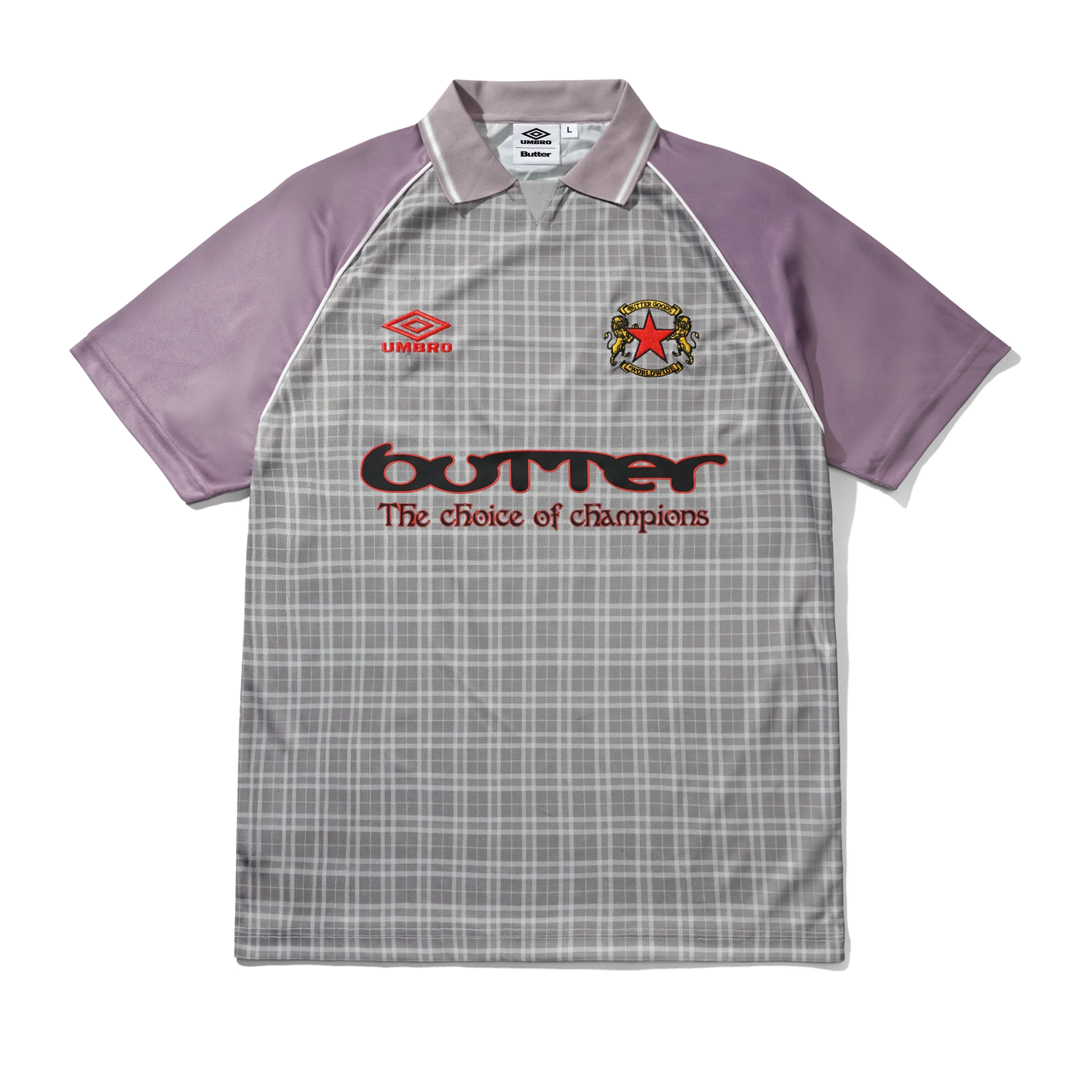 Butter X Umbro Plaid Jersey