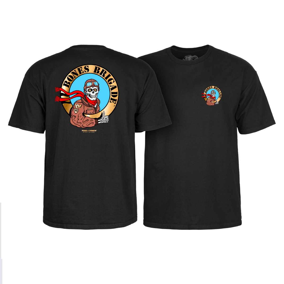 Powell Bones Brigade Pilot Tee Black XL
