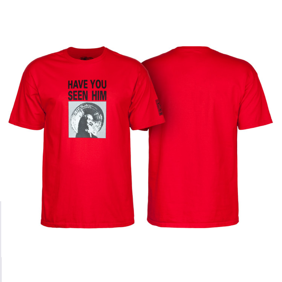 Powell Have You Seen Him Tee Red Large