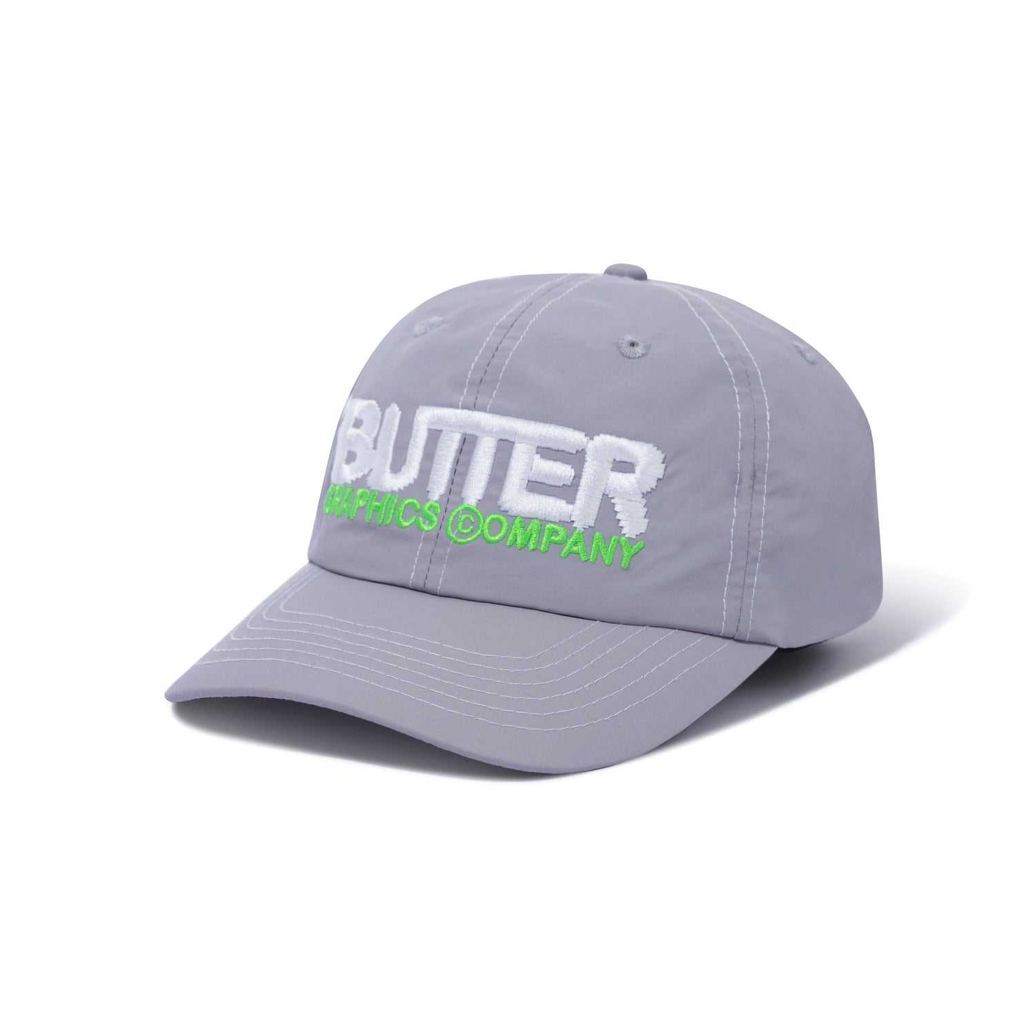 Butter Program 6 Panel Cap Light Grey