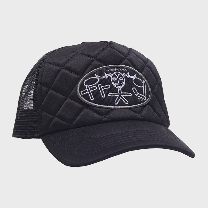 Skoom Logo Trucker Hat Black