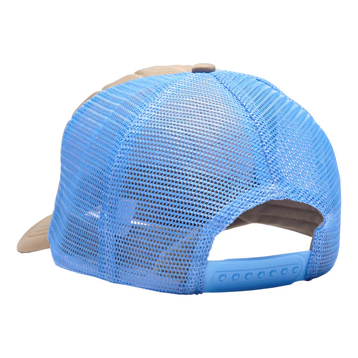 Skoom Logo Trucker Hat Brown/Blue
