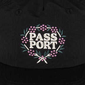 Passport Wattle RPET Workers Cap Black/Off White