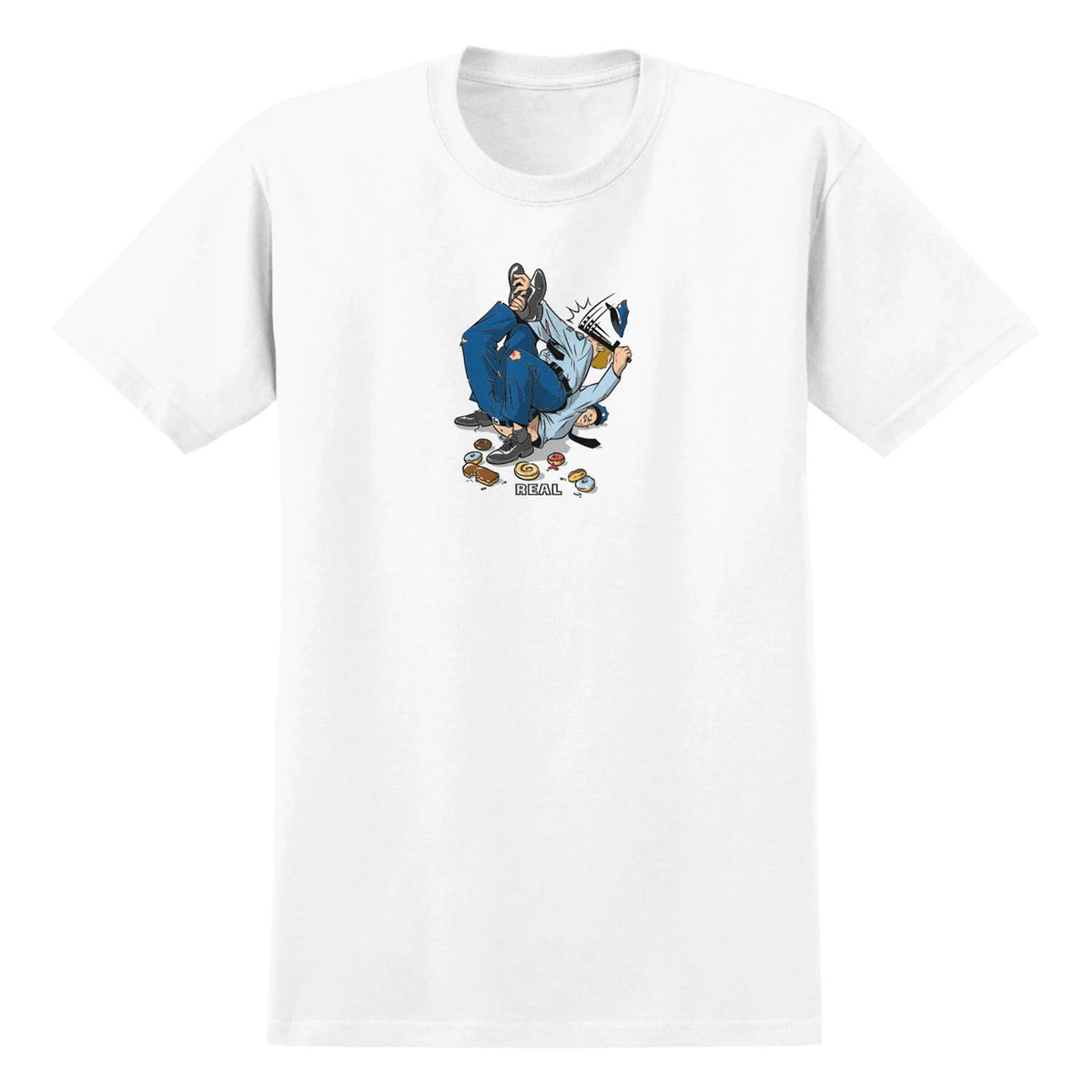 Real Double Duty Tee White