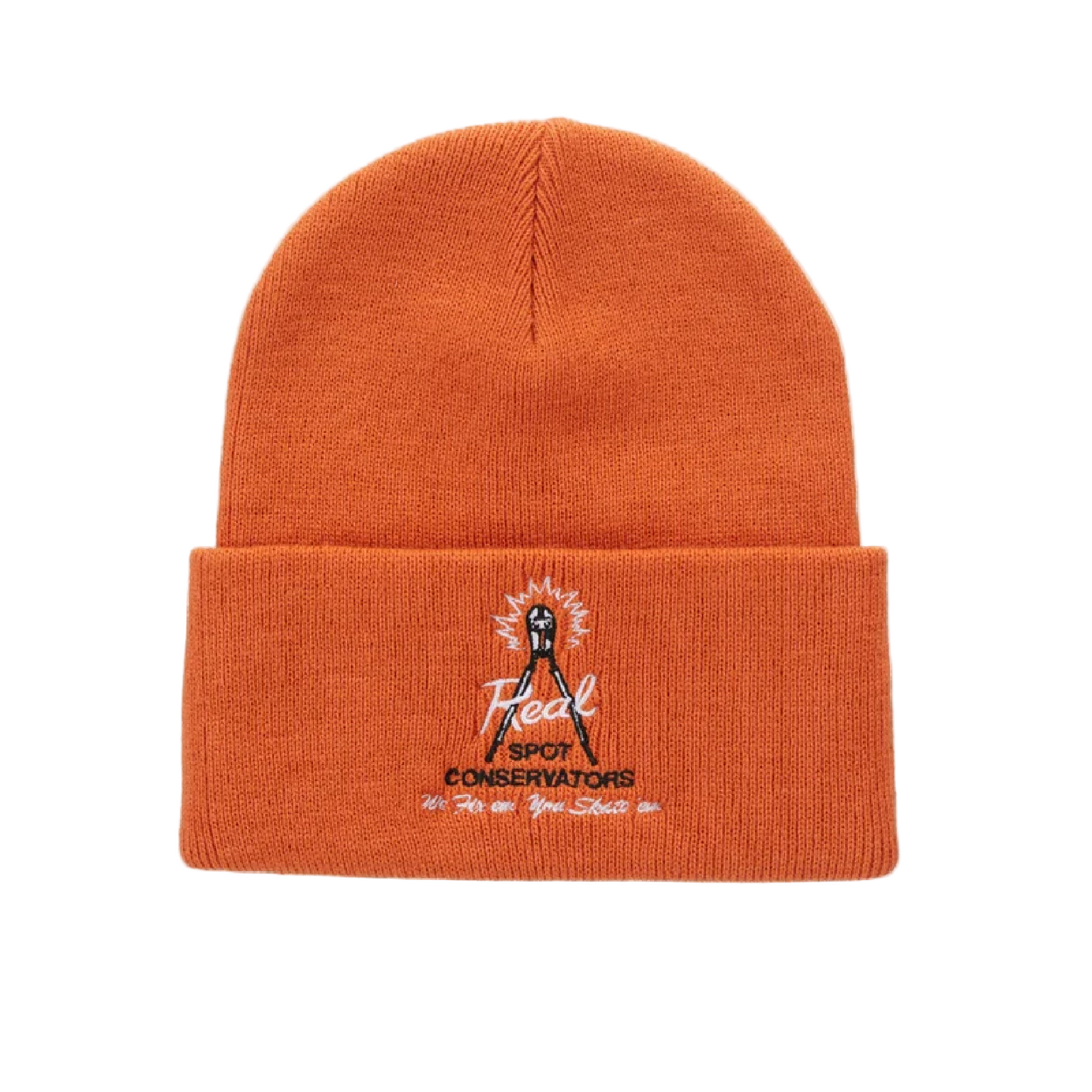 Real Spot Cuff Beanie Orange