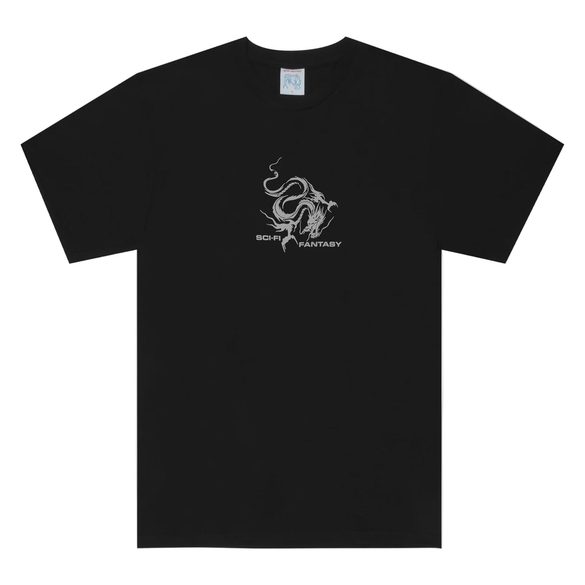 Sci-Fi Fantasy Dragon T-shirt Black Small