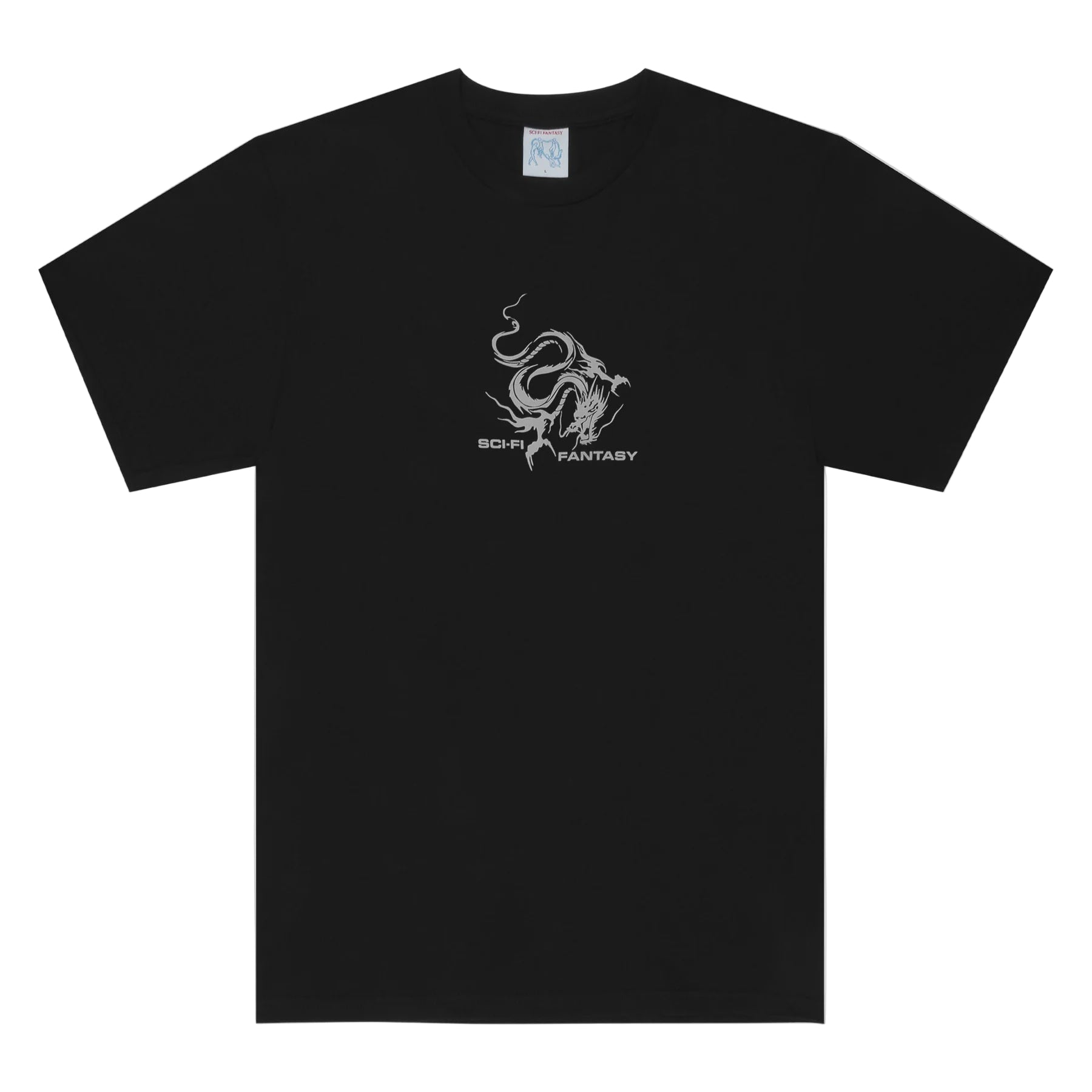 Sci-Fi Fantasy Dragon T-shirt Black Small
