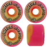 Snot Wide Boys Wheels 52mm 95ASwirl Yellow/Pink