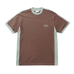 Butter Scribble Football Tee Ice/Brown