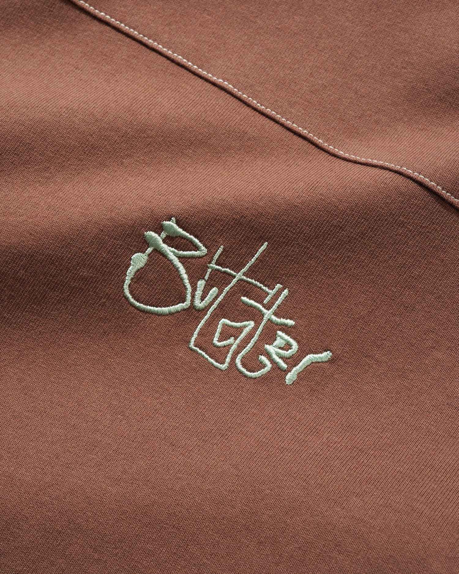 Butter Scribble Football Tee Ice/Brown
